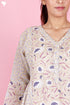 Mulmul Cotton Dress  In Block Print